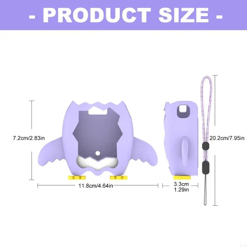 A5YC Soft Silicone Case for Paradise Electronic Pet Ergonomic Scratchproof Cover Comfortable Handling During Extended Usage