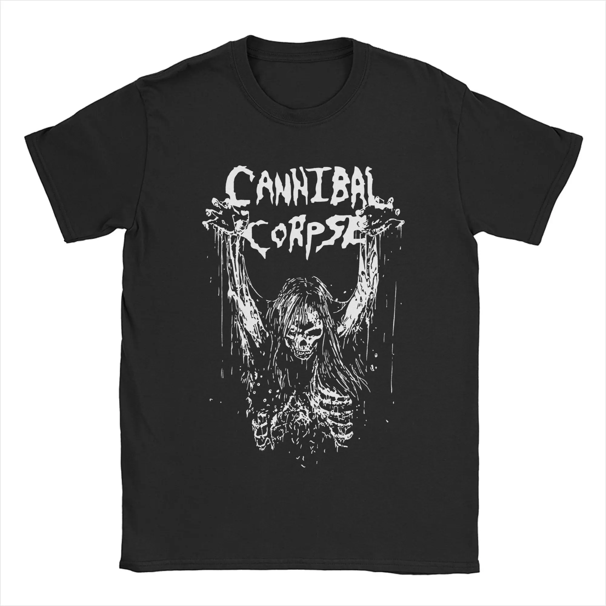 

Летняя футболка Cannibal Corpse Band для мужчин и женщин, хлопковые футболки, одежда с короткими рукавами