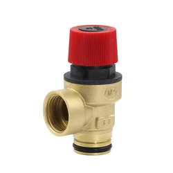 1pc Brass Safety Valve Relief Valves for Central Air-conditioning Gas Water Heaters and Pressure Relief Valves