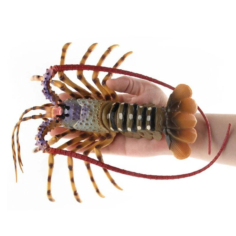Realistic Lobster Mini Figurine Marine Animal Model for Children Hobby Collector 15UB