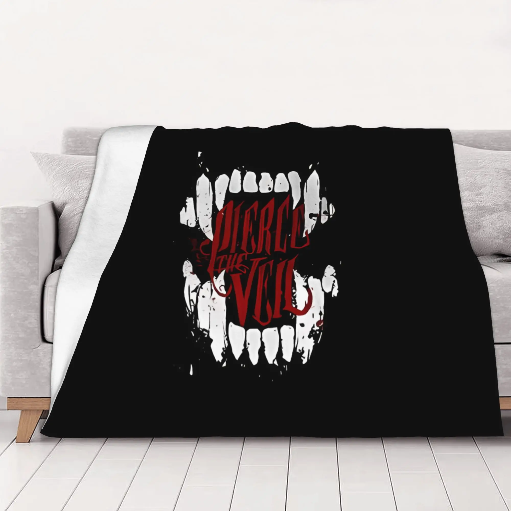 1PC Classic B-Black veil brides home room decorations Winter Blankets for Adults Bedding Home Interior Sofa Knee