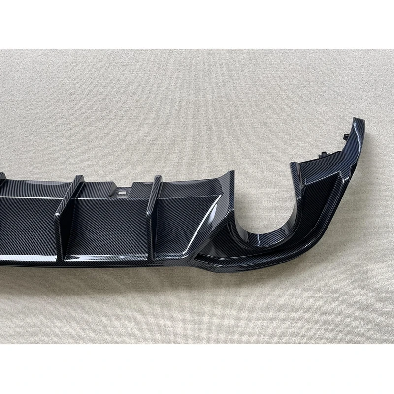 

For Volkswagen Golf 8 GTI Max High Quality ABS Material Black/Carbon Fiber Look Car Rear Bumper Spoiler Diffuser Rear Lip