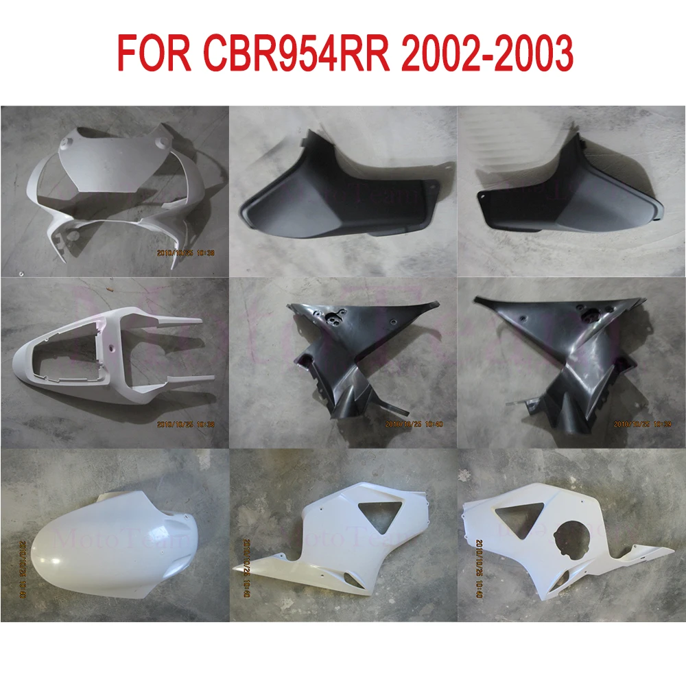 New Motorcycle Fairing kit bodywork Rear Tail Front Upper Nose Fender cowl For Honda CBR954RR CBR954 CBR 954 RR 2002 2003 02 03