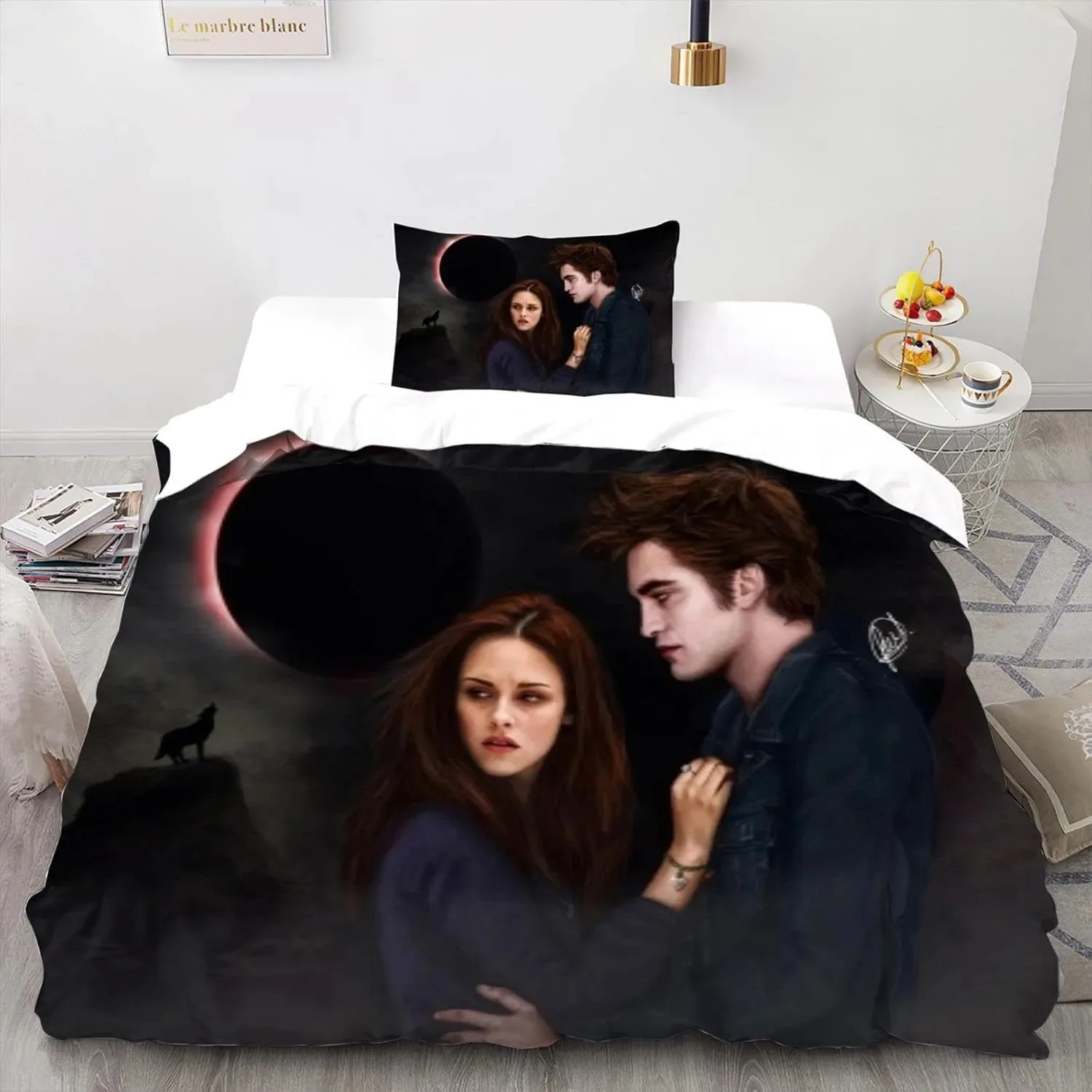 The Twilight Saga Bedding Set Single Twin Full Queen King Size Bed Set Vampire girl Duvet Cover Beddings Suit Birthday Gift