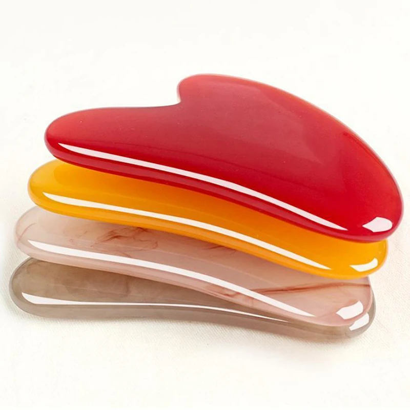 1Pcs Resin Guasha Stone For The Face Roller Gouache Scraper Guasha Stone Face Roller Gua Sha Tool Face Roller Massager