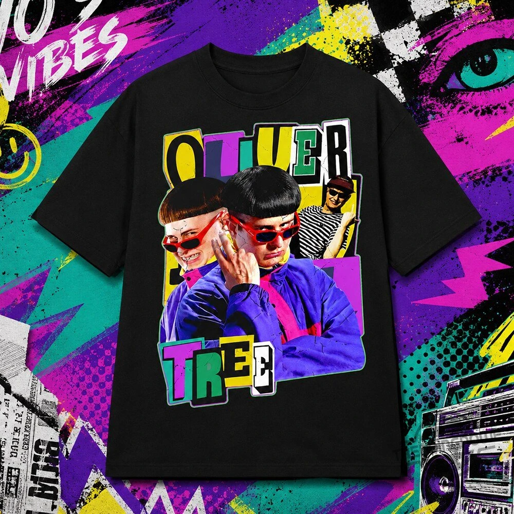 Oliver Tree Memorial T-shirt RIP Oliver Tree Helicopter Crash Tribute Tee Summer Unisex Casual Fashion Men Women T-shirt