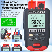 COMPTYCO AUA-D50 Optical Power Meter Visual Fault Locator Network Tester LED Light 4 in 1 Fiber Optic Tester FTTH Testing Tool