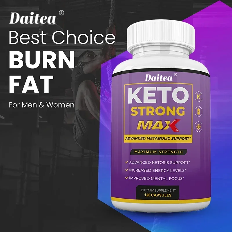 Daitea Keto Capsules - Digestion and Detoxification Support -Advanced Formula Boosts Metabolism,120 Capsules,Non-GMO,Gluten-Free