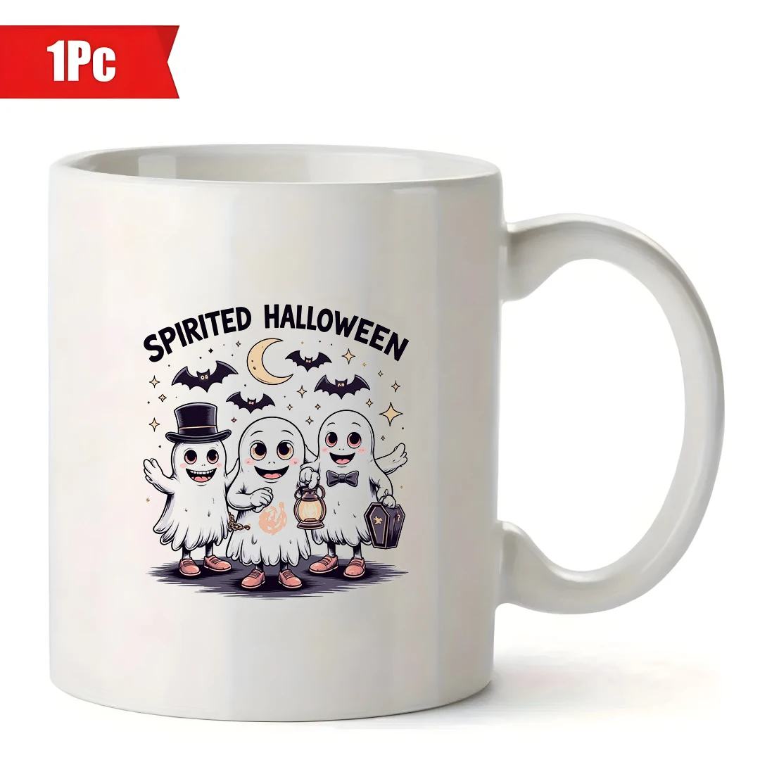 할로윈 만화 유령 11온스 컵 어린이용 냉온 음료 컵 크리스마스 선물 가족 및 사무실용 컵