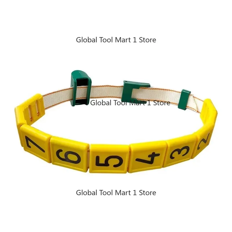 

Thickened Animal Neck Strap Custom Id Marking Tape Livestock Tracking De-vice Cattle Sheep Adjustable Neck Collar Ring Tag