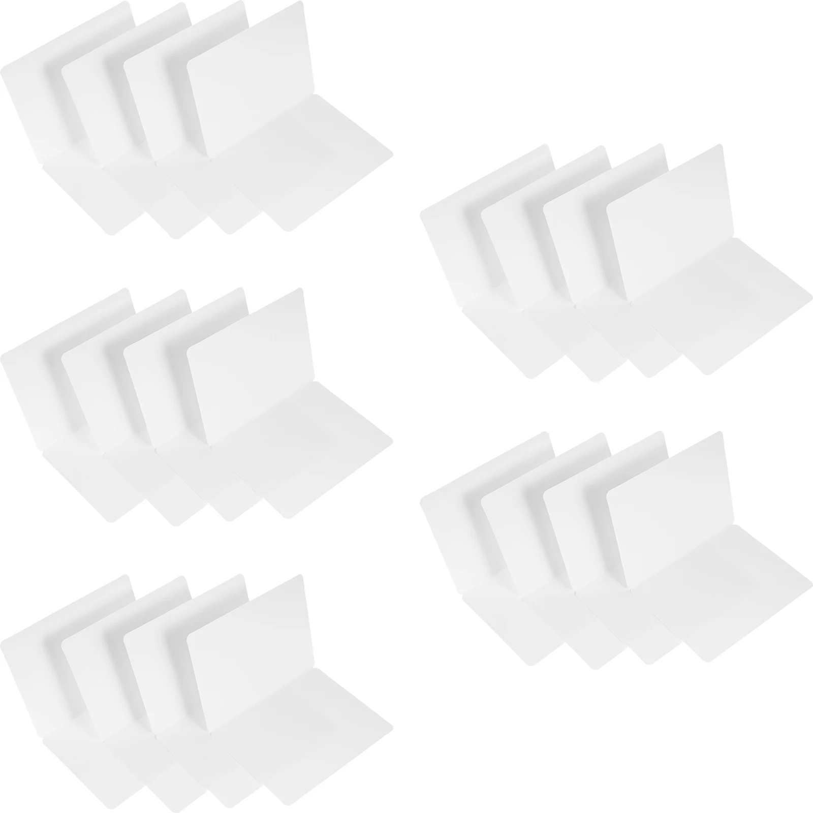 

20pcs Retro DIY Greeting Cards Blank Blessing Card Festival Party Gift Paper Textured Folded Cards for Holiday Wishes Family