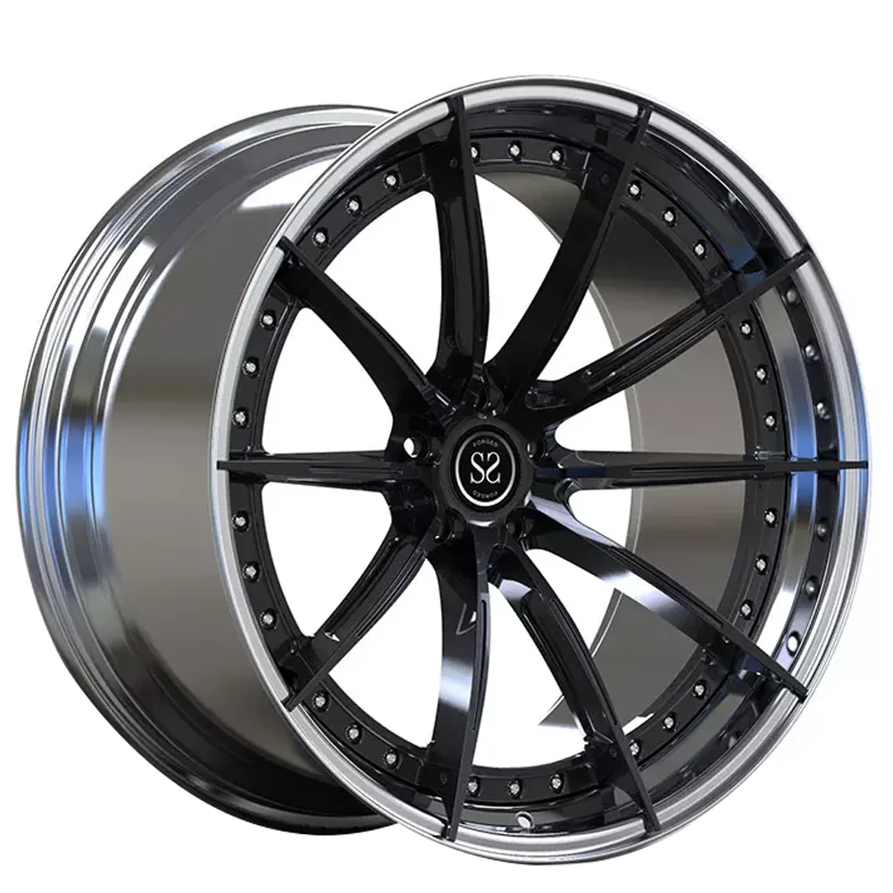 

Light Weight Luxury Car 2 Piece 6061-T6 5x114.3 Aluminum Forged Rims for Ferrari