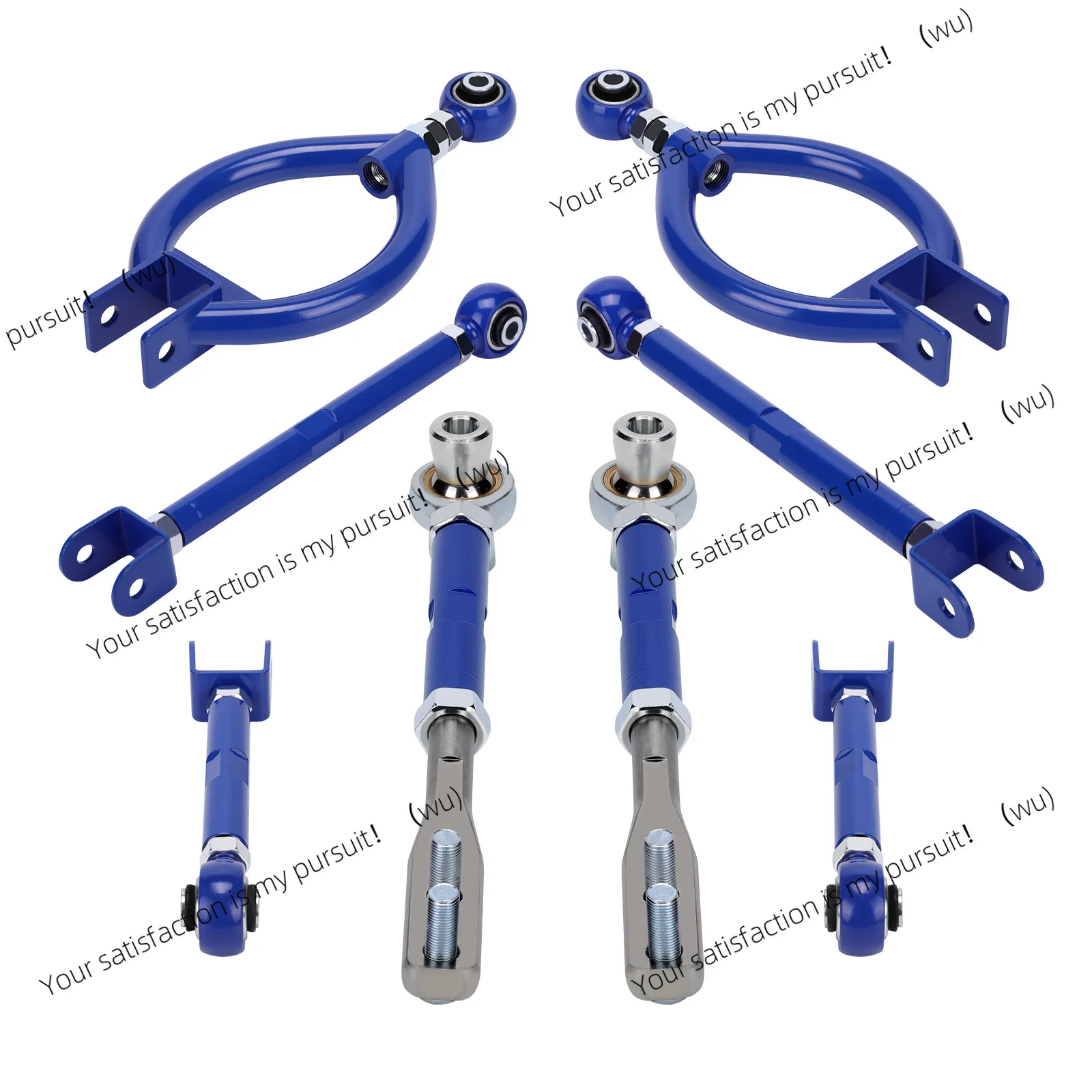 For Nissan 240SX S13 Adjustable Front Tension Rod+Rear Camber +Toe+Traction Arm