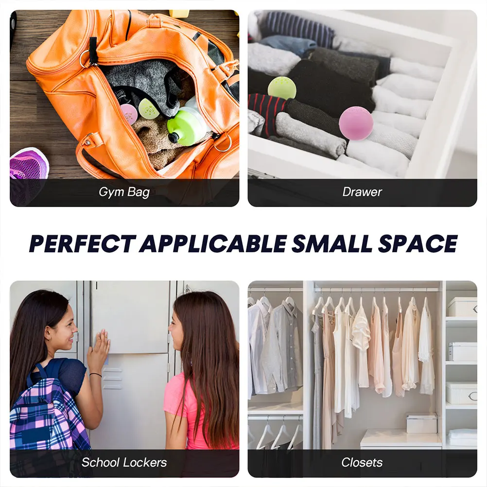

24 Pcs Deodorate Deodorant Ball Bathroom Shoe Deodorizer Balls Plastic Sneaker Deodorizers
