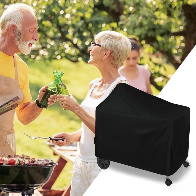 غطاء شواية فحم فاخر من ويبر مقاس 22 بوصة، مقاوم للماء عالي التحمل 7152 - إغلاق برباط قابل للتعديل #1