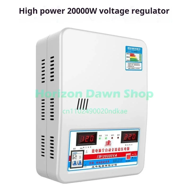 15KVa Voltage Stabilizer with Input Voltage 120V-270V AndOutput 220V Household Automatic Stabilized Power Supply Tool