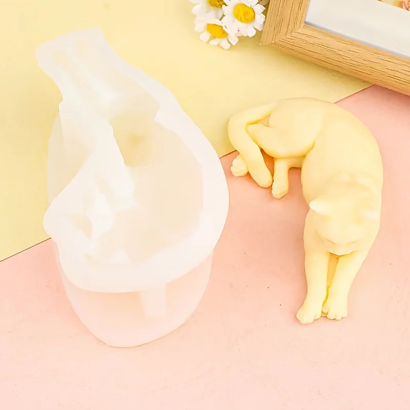 Creative Silicone Cat Mold for Jewelry Casting