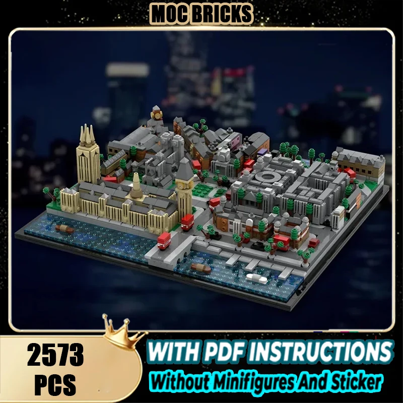 

Popular Movie Model Moc Building Blocks London Architecture Street View Model Technology Brick DIY Assembly Construction Gifts