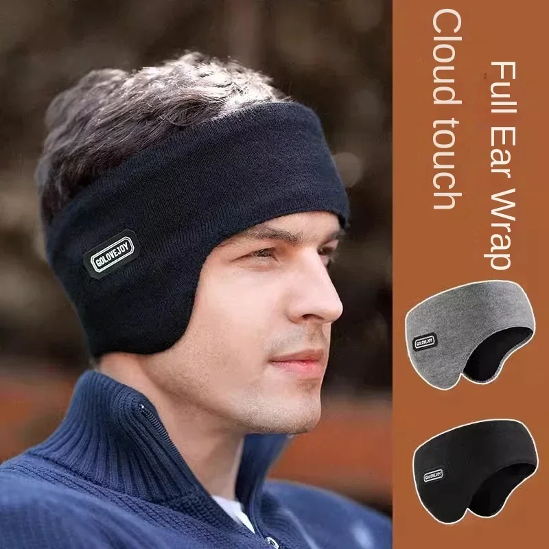 New Head Worn Earmuffs for Men and Women Winter Knitted Warm Earmuffs for Outdoor Cycling Cold Proof Ear Bags Thickened Earmuffs