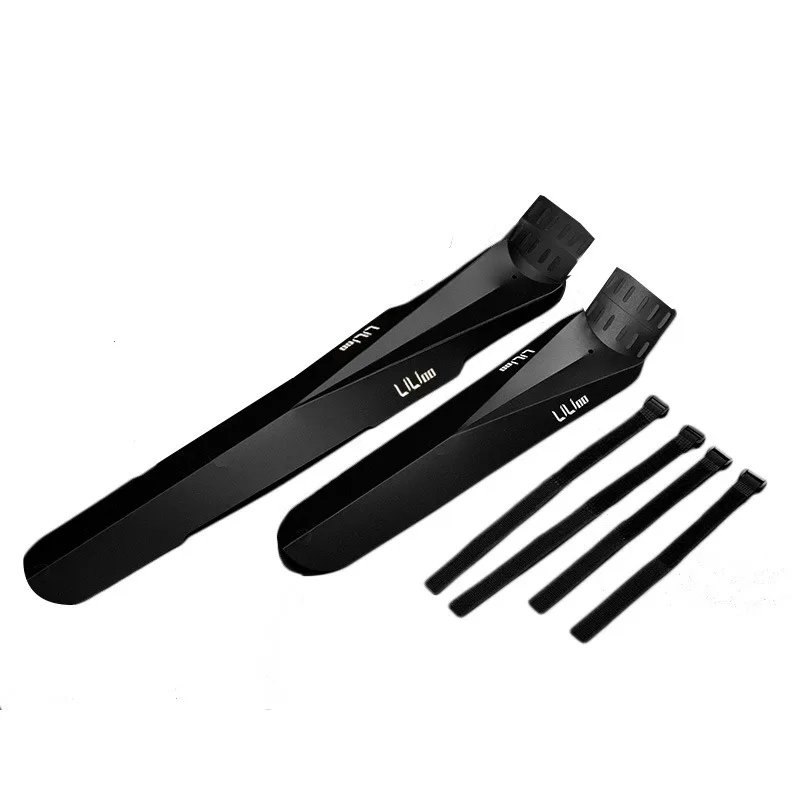 

Mountain Road Bike Curlable Mudguard Bicycle Accessories Black Bike Mudguard Gravel Bike Fender Portable Front and Rear