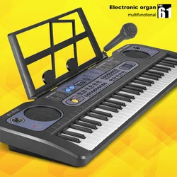 31/61 Keys Children Electronic Keyboard Piano with Microphone Beginner Musical Instrument Organ Educational Toys Gift for Kids