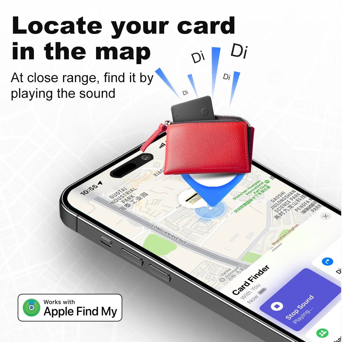2 STKS IP67 Waterdichte Slimme Sleutelhanger Tas Portemonnee Kaart Tracker Draadloze Geo-Hek Item Finder ABS Plastic Tag Afstandsbediening Tracker Kaart K