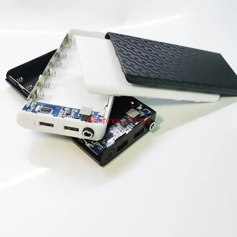Прочный двойной USB Output Diy 7x18650 Батарея для корпуса для вывода 9 В/12 В пластиковая зарядка.