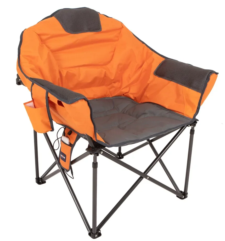 Outdoor Heated Chair Portable Folding Chair Easy to Assembly Chair for Camping and Backpacking