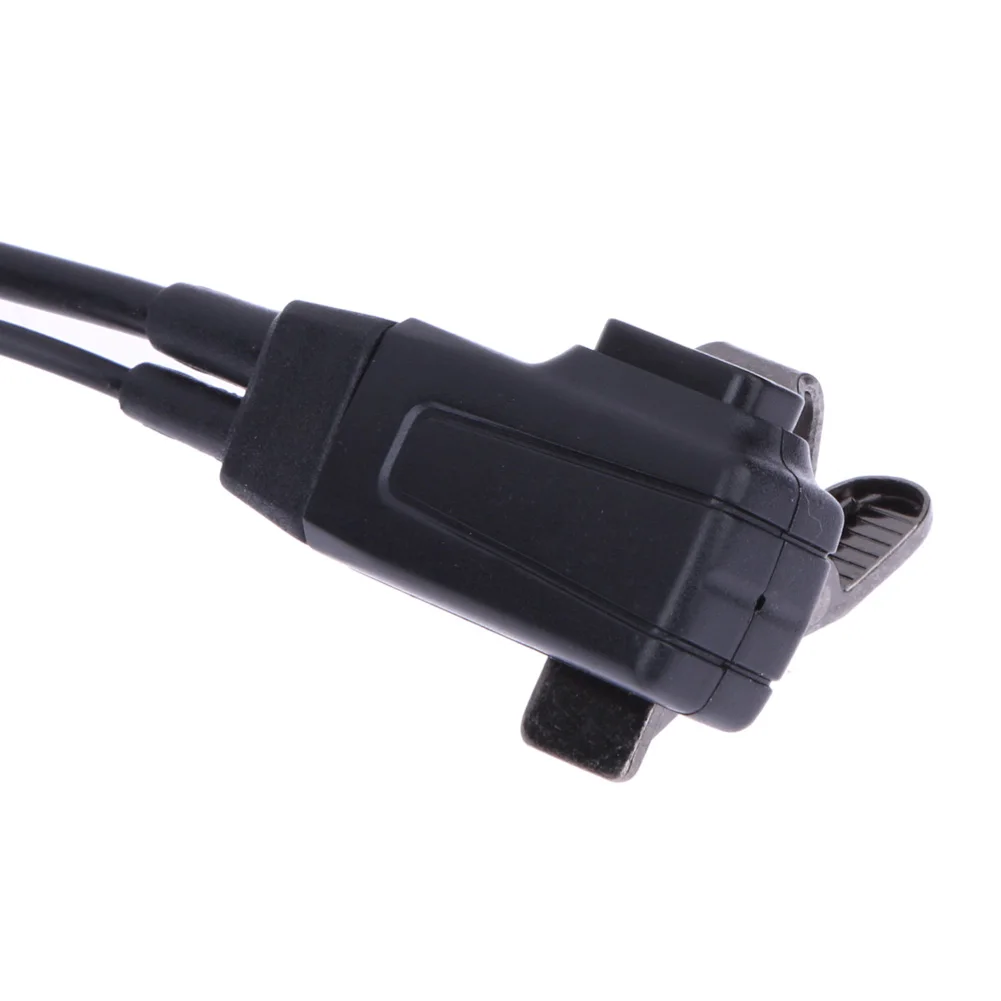 Oreillette pour talkie-walkie en forme de D, casque d'écoute avec Microphone, écouteur de confidentialité pour Radio Motorola GP88 CT150 P040