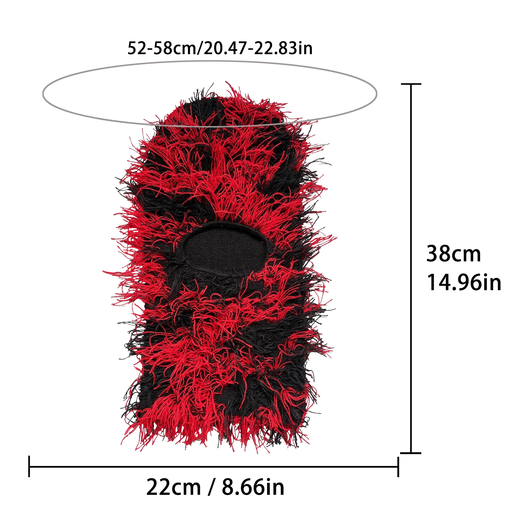 بالاكلافا المتعثرة محبوك كامل الوجه قناع للتزلج للرجال النساء قبعات حريمي Skullies التمويه شتاء دافئ بونيه يندبروف القبعات #2