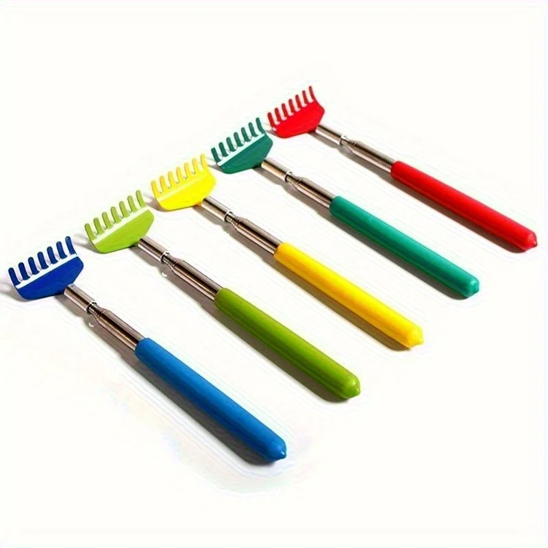 Soft Grip Metal Back Scratcher Telescopic Extendable Handy Pocket scrath 8X6 wholesale