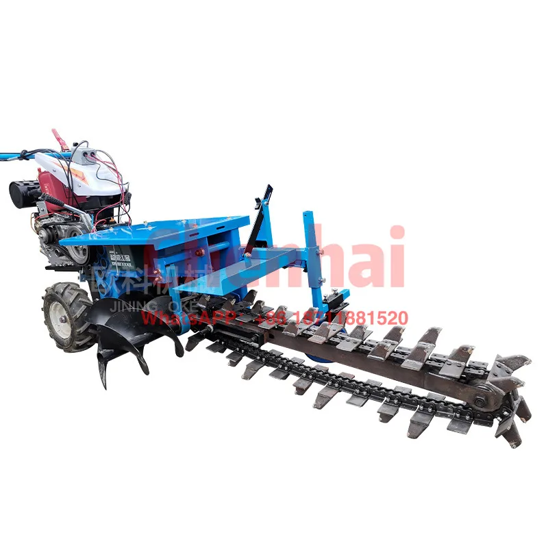 

High Speed Chain Trencher/Ditching Machine For Pipeline laying and farmland irritation