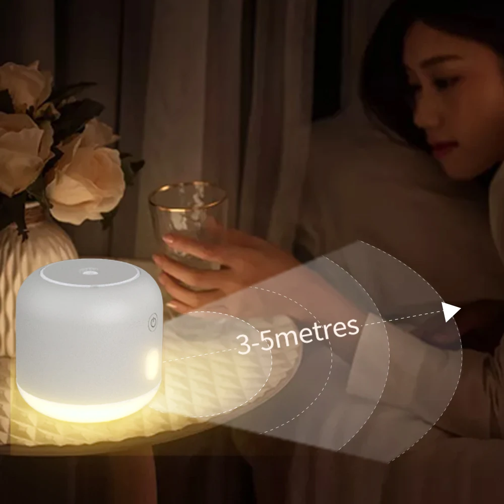 Hiinsts-Mini difusor de Aroma para el hogar, máquina de Aroma ultrasónica recargable tipo C, ambientador de aceites aromáticos