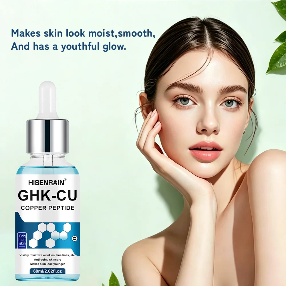 HISENRAIN GHK-CU Anti-Aging Gesichtsserum - Kupferpeptid Verjüngungsessenz für Straffung, Faltenreduktion & Hautregeneration. – Detail 8