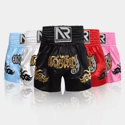Boxing Trunks Muay Thai Shorts for Men Women MMA Fighting Shorts Sanda Training Competition Breathable Sports Boxing Pants