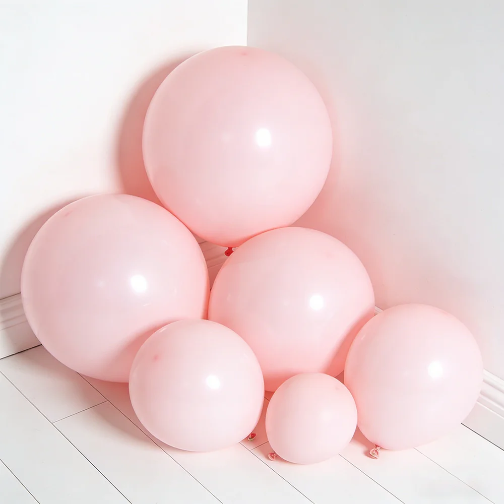 

5inch-36inch Pastel Pink Balloons Baby Pink Balloon Garland Arch Baby Shower Birthday Wedding Valentine's Day Party Decorations