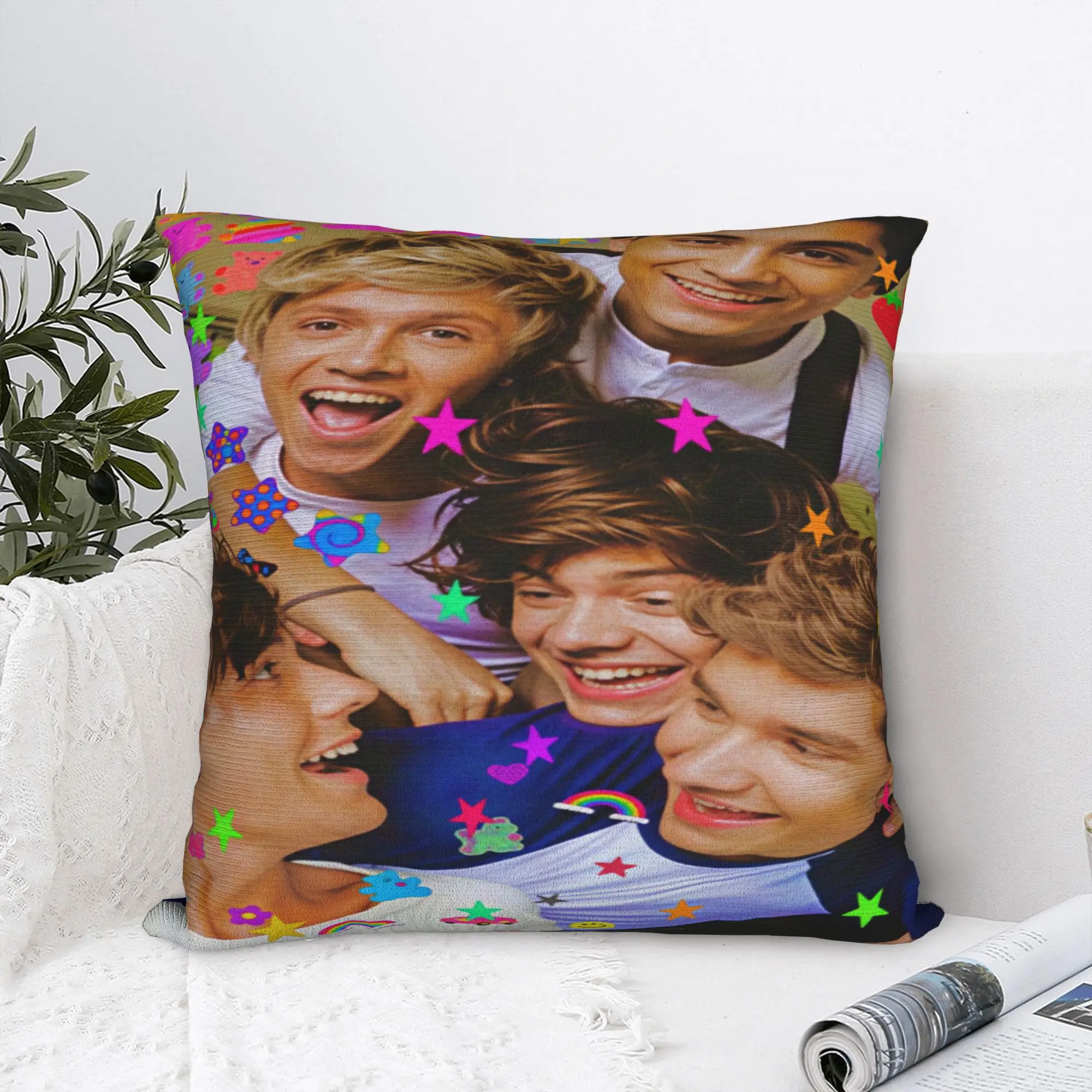 Pillow Cover Ones Music and Direction  Fashion Pillow Case For Sofa Home Decoration Pillowcases