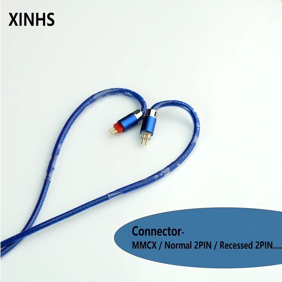 XINHS XH122 | 2-adriges Hi-Res HiFi-Upgrade-Kabel | Koaxial Dual-Layer Shielded 7NOCC – Detail 5