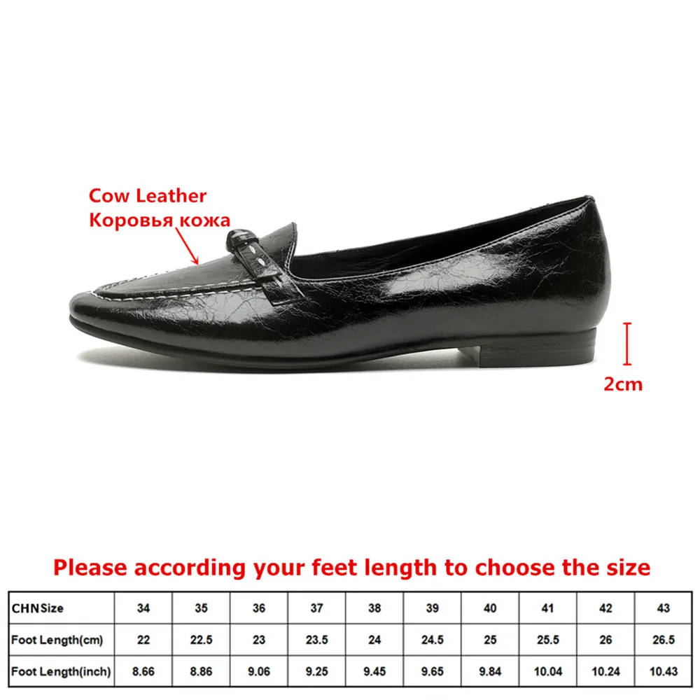 MILI-MIYA Women's Full-Grain Leather Round-Toe Casual High-Heel Shoes Solid Color Chunky Heel Slip-On Oversized Pumps For Ladies