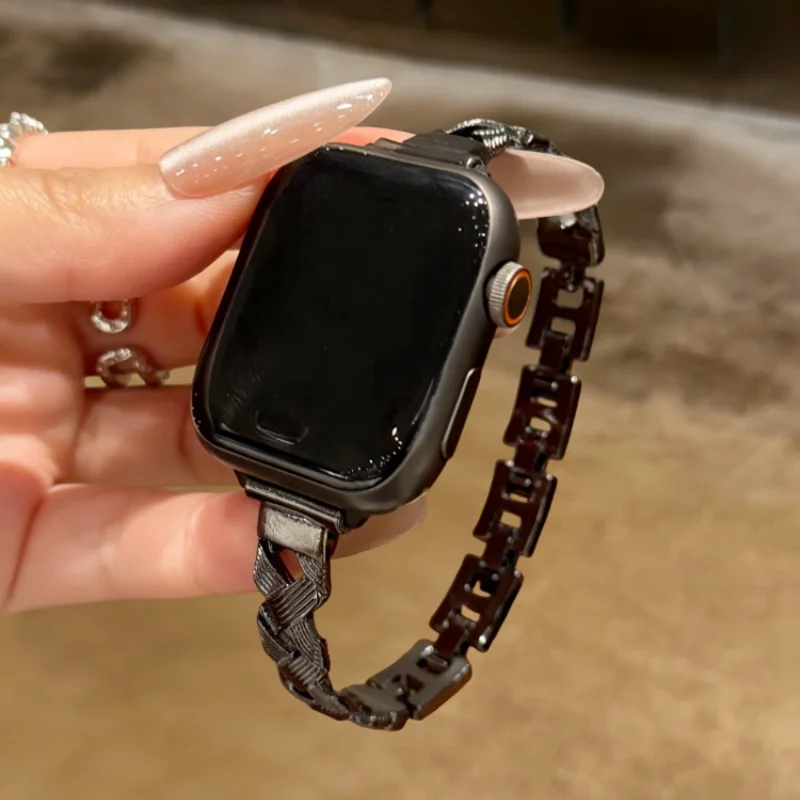 

Retro luxury style watch strap compatible with iWatch watch strap 38mm 40mm 41mm 42mm 44mm 45mm 49mm fashionable handmade watch