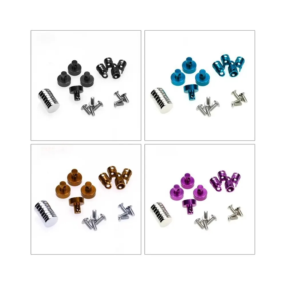 Metal Strong Magnet Magnetic Stealth RC Car Shell Column Post for 1:10 Hsp Invisible Body Post Mount Clips RC Parts