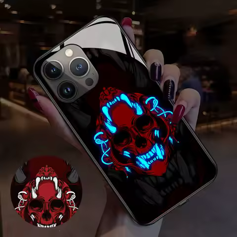 CyberPK Design Style LED Light Phone Case Protective For Samsung S23 S22 Ultra S21 Plus S20FE A73 A53 A33 A52 A32 Note20 Covers