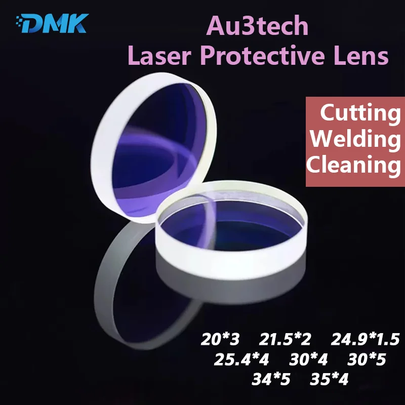 Au3tech lensa pelindung Laser HW970 HW980, pelindung pengelasan, kepala pemotong Laser untuk HW970 HW980