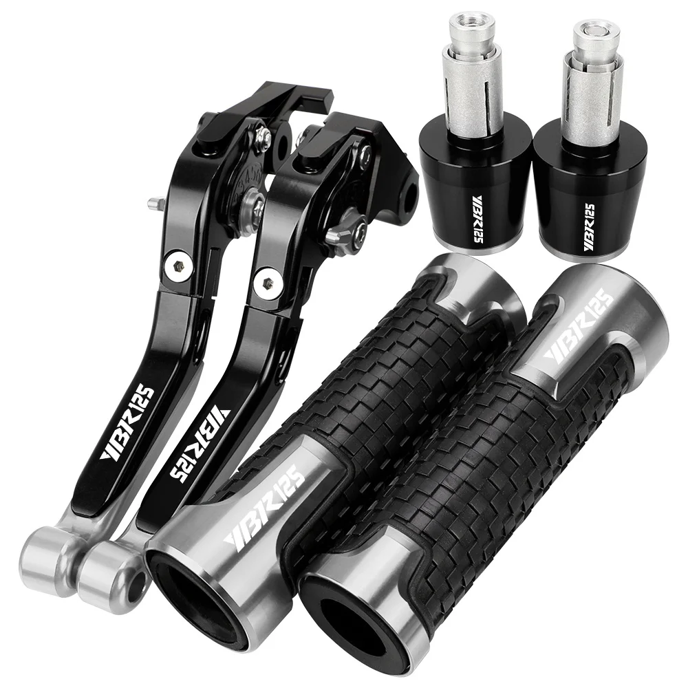 

Motorcycle Accessories Handgrips Extendable Brake Clutch Levers Handlebar Grips Handle Ends For Yamaha YBR125 YBR 125 2005 -2014