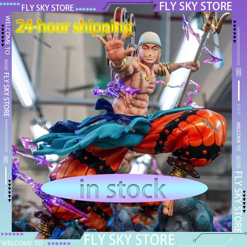 

27.5cm One Piece Anime Figure Enel Gk Skypiea Eneru Pvc Statue Model Figurine Anime Trendy Toy Ornaments Enel Model Toys Gift