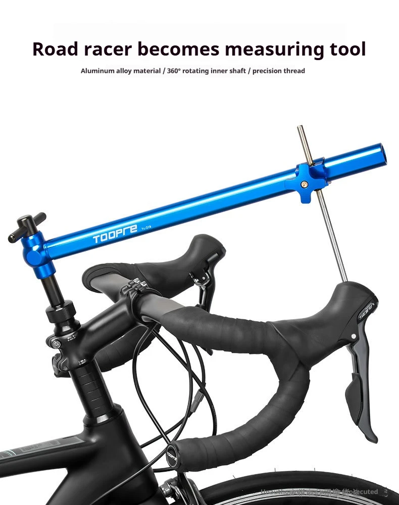 TOOPRE Rennrad-Schaltwerk-Ausrichtungswerkzeug Fahrrad-Schaltkopfhalterung Lenkerhöhen-Winkel Links-Rechts Symmetrischer Einsteller – Detail 3