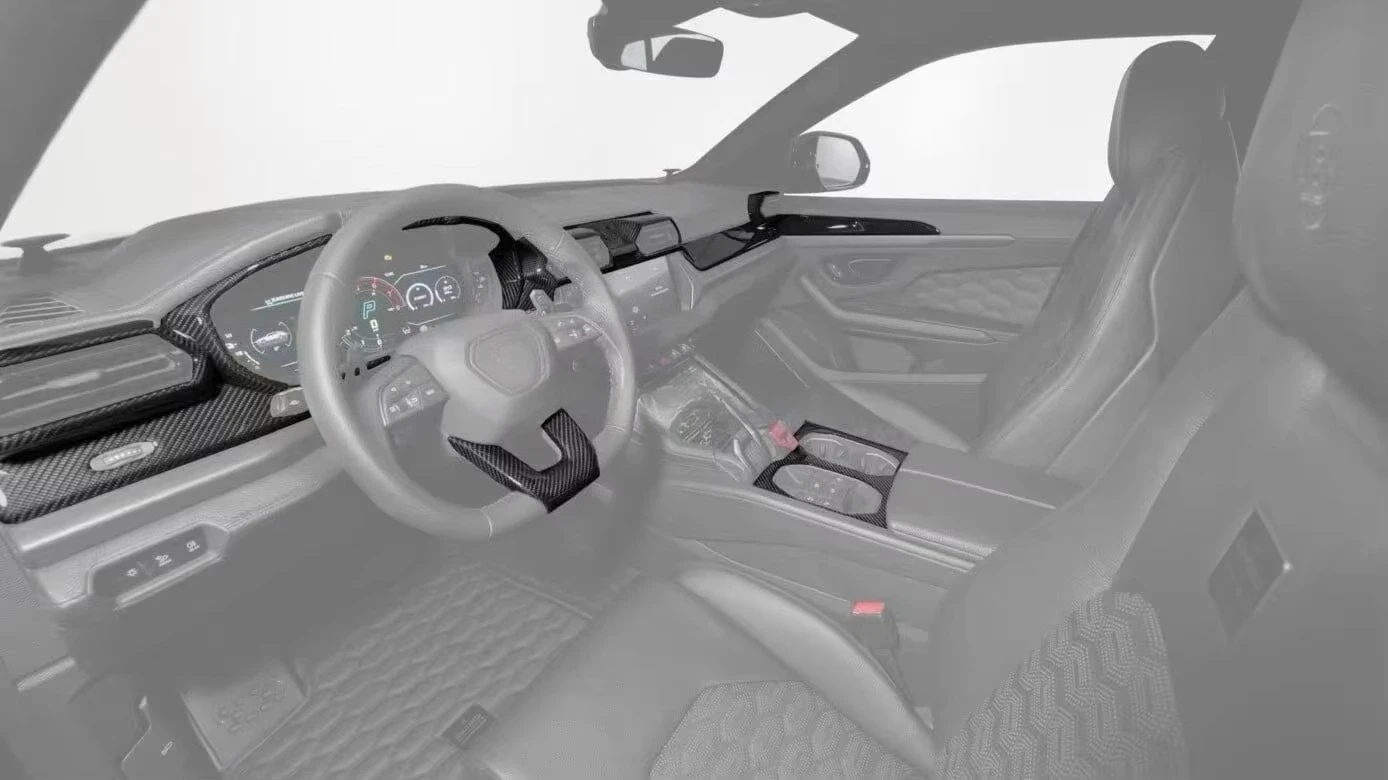 URUS SE Dry Carbon Fiber Car Interior Central Control Interior Trim for  URUS SE