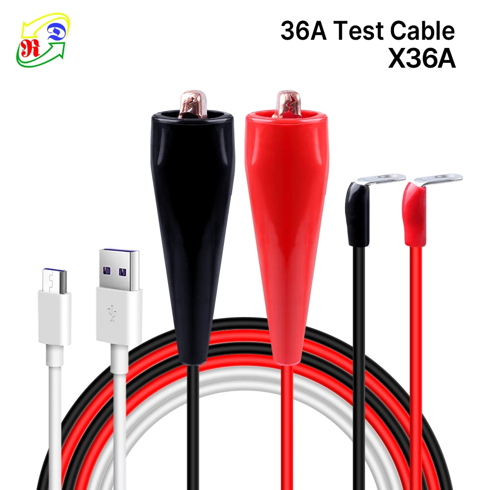 RD X36A 36A O-Type Round Connector to Alligator Clip Test Cable and Micro Communication Cable for RD6024 RD6030 output