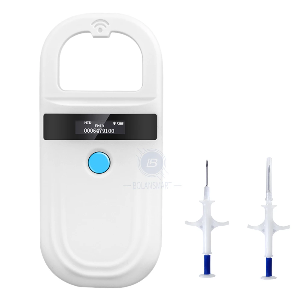 Seringue à puce pour animaux de compagnie, machine à étiquettes pour animaux de compagnie, déterminer 134.2KHz, 125KHz, 20 paquets, EM4305, 2 paquets