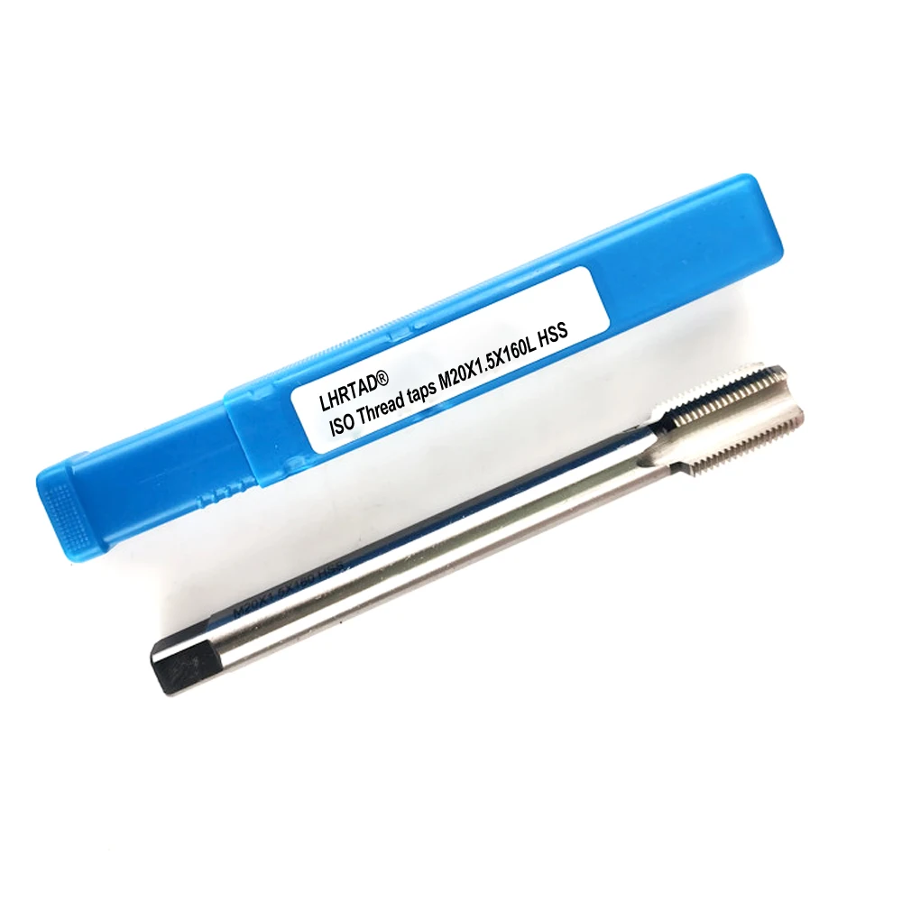 Flauta Reta Métrica de Haste Longa Alça Extra Hss Torneiras de Rosca Comprimento Extra 130 mm 160 mm 200 mm M12 M14 M16 M18 M20